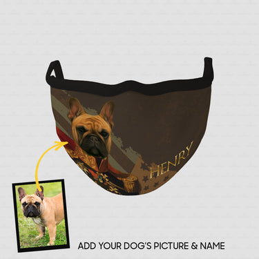 Personalized Dog Gift Idea - Royal Dog's Portrait 47 For Dog Lovers - Cloth Mask